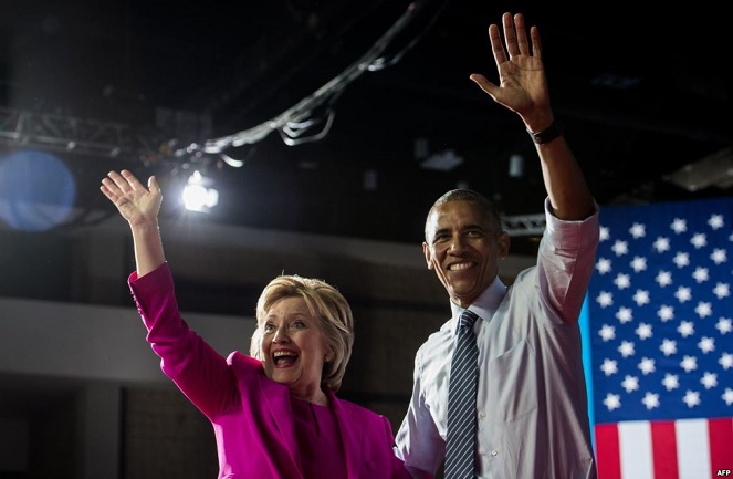 Обама предрек успех Клинтон